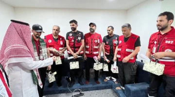 الهلال الأحمر بالباحة يشارك باحتفالات اليوم الوطني السعودي بفعاليات تحت شعار «عزنا بطبعنا»